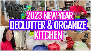2023 DECLUTTER + ORGANIZE #declutterwithme #kitchenorganization #organize #decluttering #minimalism