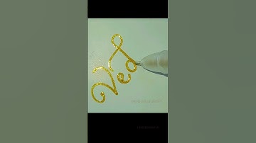 Vedika - Name Req. #calligraphy #lettering #cursive  #shorts #shortvideos #handwriting