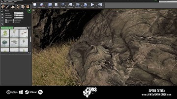 Jaws Of Extinction: Cliff Roadside - Unreal Engine 4 speed design EP1