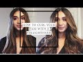 HOW TO CURL YOUR HAIR WITH A FLATIRON STEP BY STEP FOR BEGINNERS || Veronica Campos