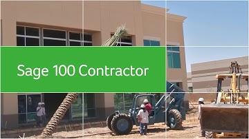 Sage 100 Contractor    Managing Construction Operations