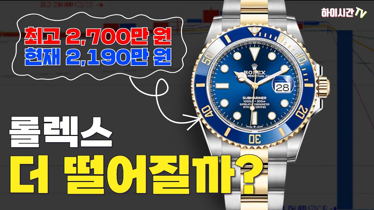 [명품시계] 롤렉스 사야하는 시기가 옵니다 2023 상반기 롤렉스 결산 [하이시간TV]