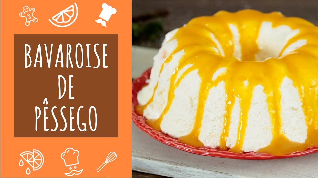 Receita de Bavaroise de Pêssego
