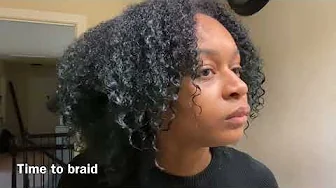 Another hair dye video | Wash and Braid Out