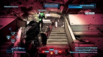 Mass Effect 3: Quarian Infiltrator Male gameplay on Firebase Jade.