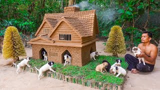 Rescue Dog and building a Dog House for Puppies