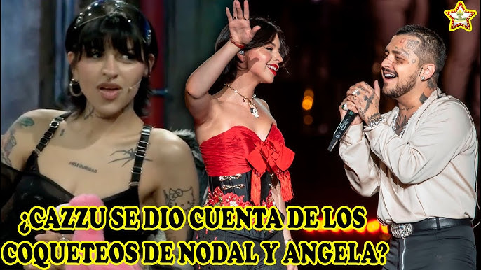La Incomodidad De Cazzu Cuando Estuvo Frente A Angela Aguilar Y Christian Nodal - YouTube