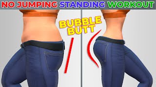 No Jumping Standing Workout to Get a Bubble Butt 🍑 - Brazilian Butt Lift screenshot 4