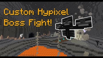 Custom Boss Fight on the Hypixel SMP