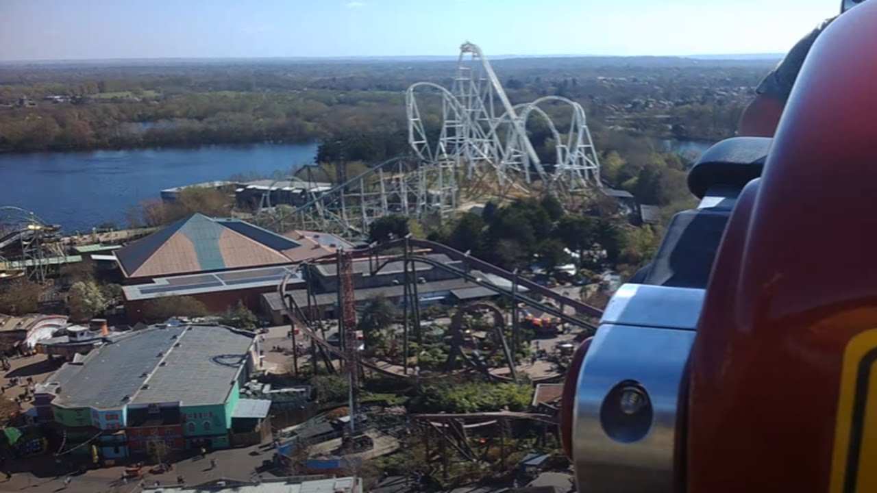 Stealth - Thorpe Park - Back Row (4K HD POV) - April 2025