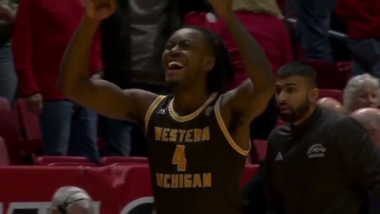 Western Michigan GAME WINNING full court inbounds pass vs Ball State