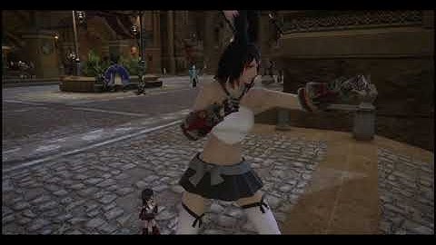 Final Fantasy XIV Jiggle Physics.