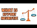 What is Effort Heuristic | Explained in 2 min