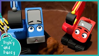 🚧 If You're Happy and You Know It (Dig it up!) 🚜 | Digley and Dazey | Construction Cartoons for Kids
