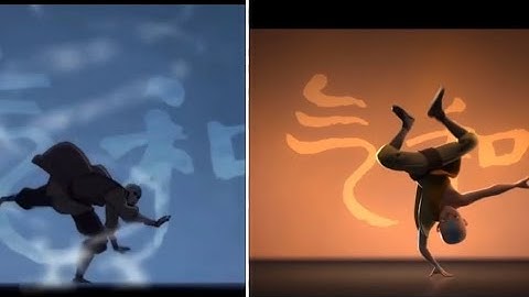 The legend of korra intro vs Fan made avatar aang intro 4 elements