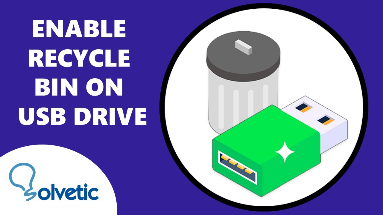 Enable Recycle Bin on USB Drive YouTube
