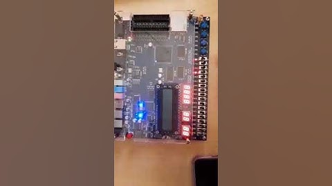 Counter with a 7-Segment Decoder Driver