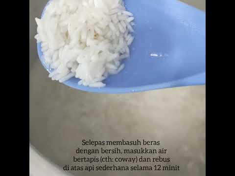 Cara Masak Beras Rebus (Parboiled Rice)