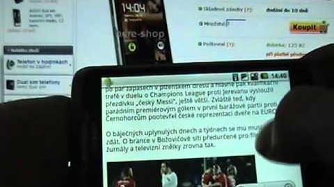 A5000 telefon dual sim Android 2.2 s GPS a WiFi