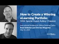 How to create a winning elearning portfolio with special guest ashley chiasson  idiodc ep58