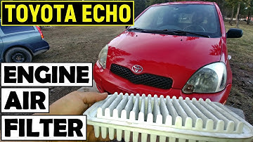 TOYOTA ECHO / YARIS ENGINE AIR FILTER REPLACEMENT