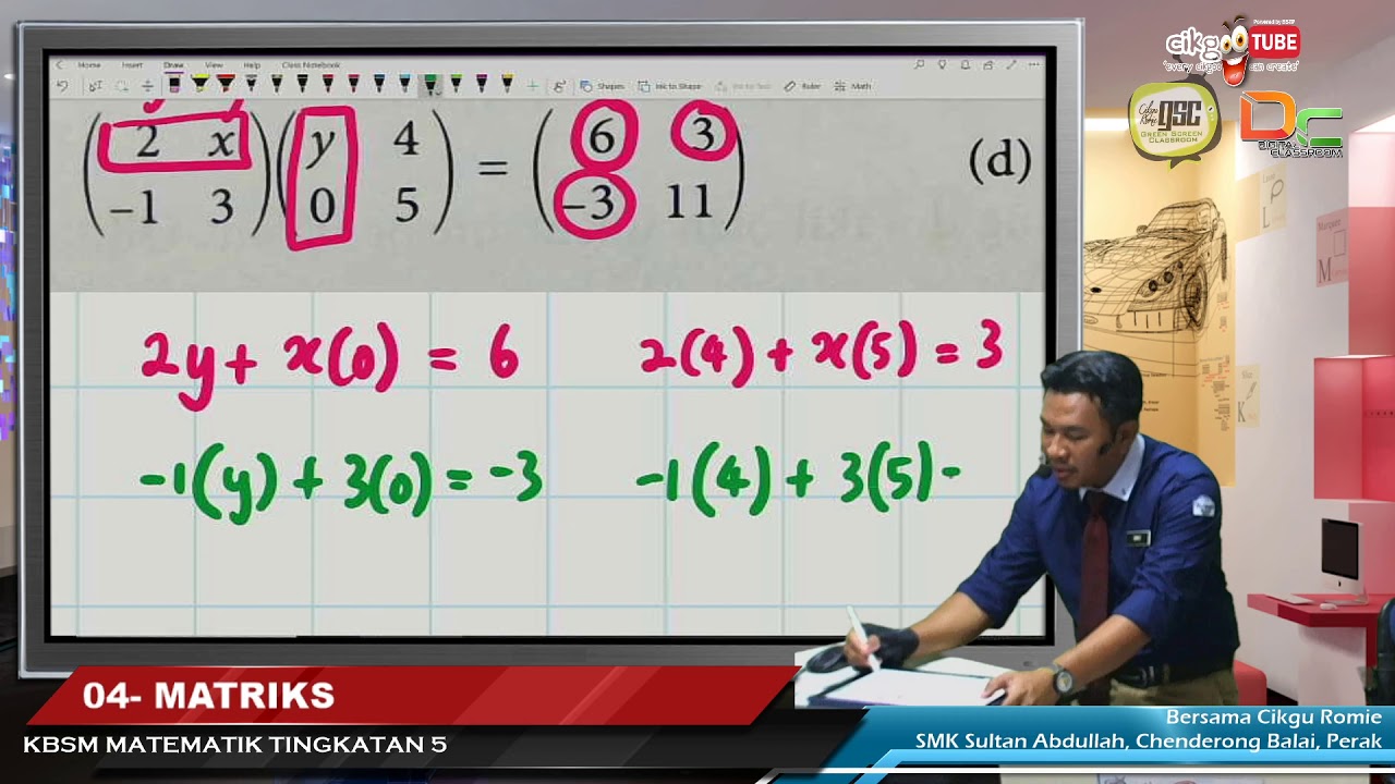 KBSM20 5S 06 Pendaraban Matriks