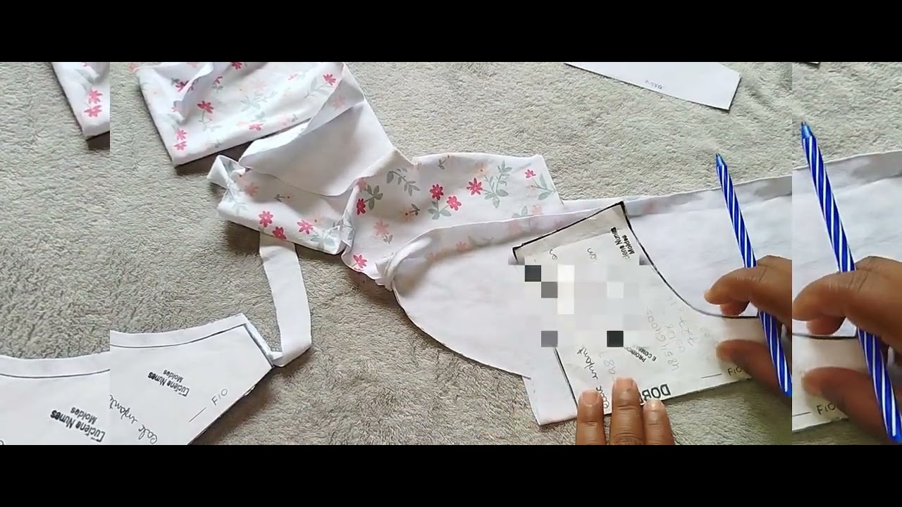 🥇 Como Cortar Calcinha Infantil com Retalho | Parte 1