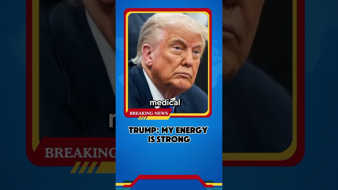 Trump Responds to Health Concerns, Says His Energy Is Still Strong