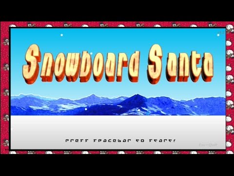 ONE-OFF | Snowboard Santa - Extreme Star Collecting