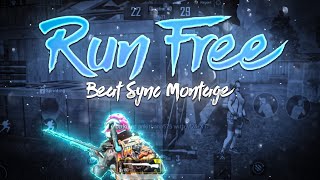 RUN FREE || BEST VELOCITY BEAT SYNC SNIPER MONTAGE || MADE ON ANDROID || PUBG MOBILE