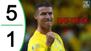 Cristiano RONALDO HAT-TRICK | Al-Nassr vs Al-Tai 5-1 Highlights & Goals image