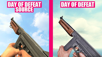 Day of Defeat vs Day of Defeat Source - Weapons Comparison