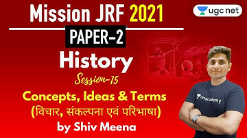 07:00 PM - JRF June 2021 Paper 2 | History by Shiv Meena | Concepts, Ideas & Terms
