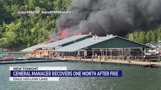 Marina's general manager recovers one month after fire