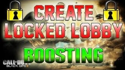 Black Ops 2 Glitch   Create An Online Locked Lobby   Boosting)