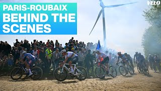 What goes on inside a team while the pros race Paris-Roubaix?