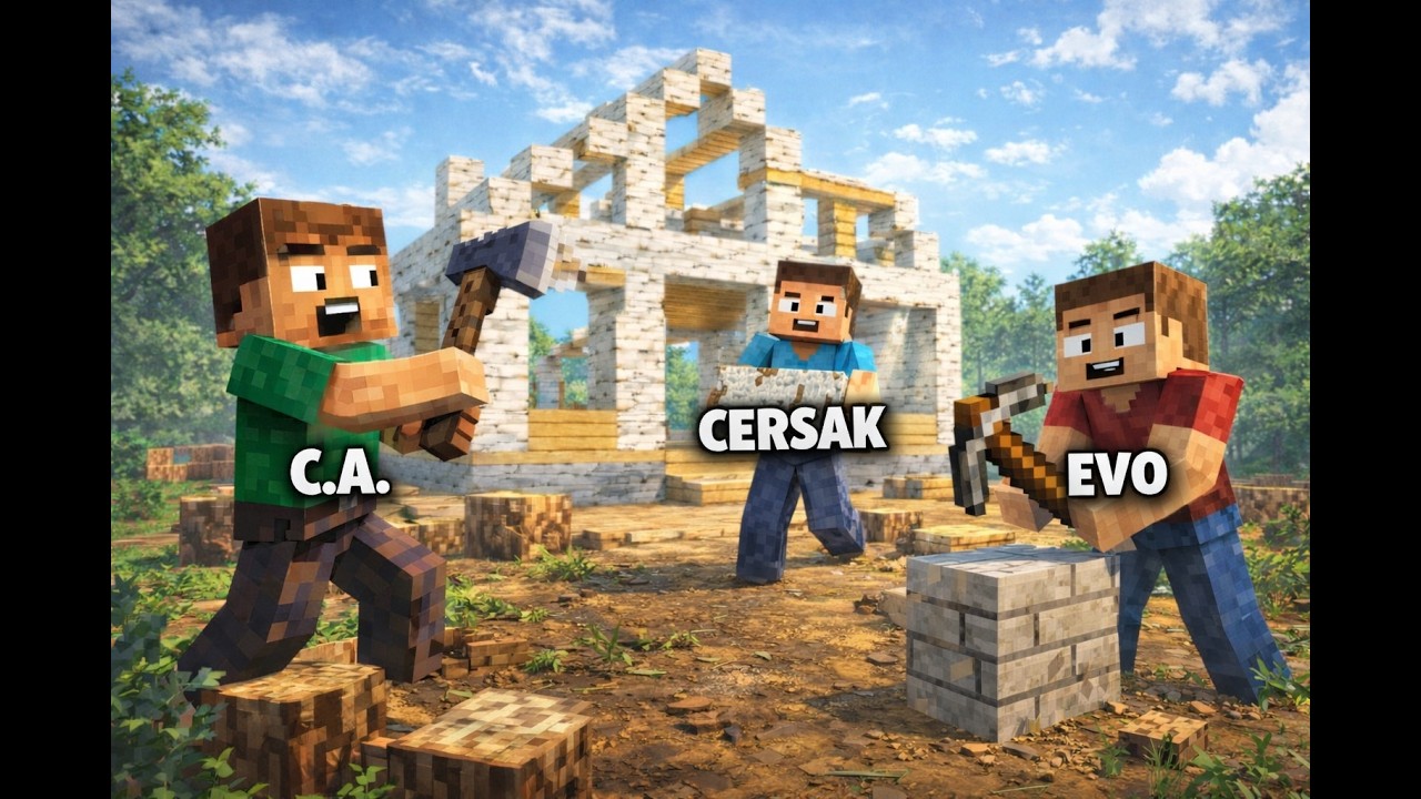 EVİMİZİ KURUYORUZ! 🏡 | Yerini Bulduk, İnşa Başladı (Minecraft Bölüm 2)