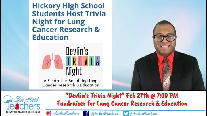 Tar Heel Teachers Daily - Hickory High School Students Host Trivia Night for Lung Cancer Research!