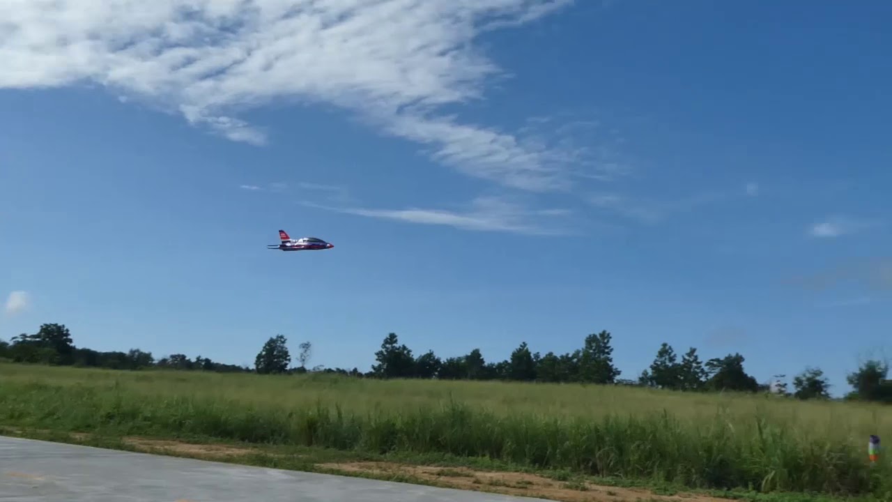 Flashing fast T-One Models Mini T1 RC Jet with Kingtech K85G2