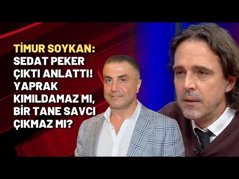 Timur Soykan: Sedat Peker çıktı anlattı! Yaprak kımıldamaz mı, bir tane savcı çıkmaz mı?