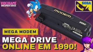 MEGA MODEM I Como a SEGA conseguiu conectar o MEGA DRIVE online em 1990? Saiba tudo nesse vídeo