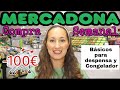 MERCADONA, Compra Semanal / BASICOS para DESPENSA y CONGELADOR/ por MENOS de 100€/  Maricienta