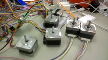 ステッピングモーター6個をArduino+L6470でコントロール