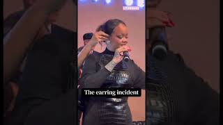 Rihanna ear hurts 💔#rihanna #beautiful #earrings #hurts #viral #vlog #channel