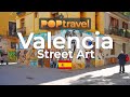 Walking in VALENCIA / Spain 🇪🇸- Street Art - 4K 60fps (UHD)