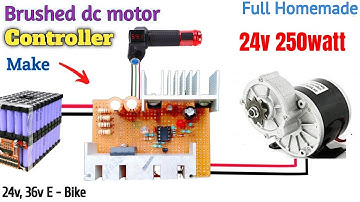 DC motor speed control pwm hho rc controller || 12v 24v 48v 300w max 10 50v 40a