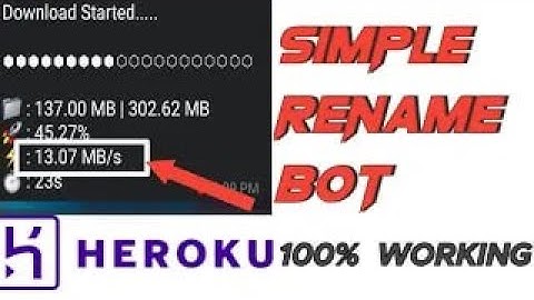 Rename Bot Making Tutorial | Fastest Rename Bot Making | Rename Bot Deploying On Heroku