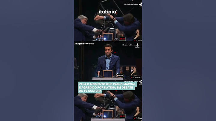 VEJA O MOMENTO QUE PABLO MARÇAL É AGREDIDO POR DATENA EM DEBATE DA TV CULTURA
