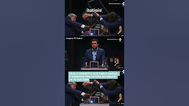 VEJA O MOMENTO QUE PABLO MARÇAL É AGREDIDO POR DATENA EM DEBATE DA TV CULTURA
