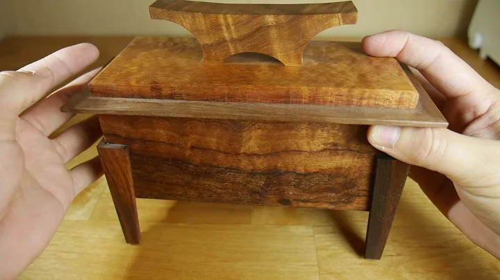 Hawaiian Koa Wood Pop Top Box at Simply Wood Studios